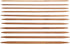 55pcs/Set Knitting Needles Kit Carbonized Bamboo Double Pointed Needles Set in 11 Sizes 13cm/5.1in (2.0mm-5.0mm)...
