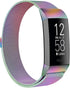 ZWGKKYGYH Compatible with Fitbit Charge 3 and Fitbit Charge 4 Bands for Women Men, Stainless Steel Mesh Metal Band Magnetic Replacement Accessorie...