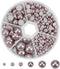 PH PandaHall 690pcs 6 Sizes Flat Pearls for Nails Flat Back Pearl Cabochon Glue on Pearls for Cup Shoes Scrapbooking Embellishment Wedding Dress P...