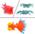 10Pcs Fish Toys Animal Figure Bath Toys, Color Changing Toys Sea Animal Toys, Sea Creatures Toys for Kids 3 Years and up, Water Table Toys for The...