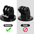 ChromLives 1/4 Tripod Mount Adapter Compatible for Gopro, 2 pack 1/4 20 Aluminum Adapter Mount for Tripod Compatible with Gopro Hero 11,10, 9, 8, ...