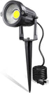 LED Landscape Lights,5W 120V AC Outdoor Pathway Garden Yard Spotlight,IP65 Waterproof Garden Flood Light,Outdoor Spotlight with Stake,UL Cord 5-ft...