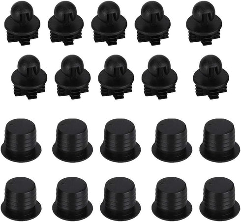 QANYEGN 10 Pairs Speaker Grill Guides, Speaker Parts Accessories, Plastic Ball and Socket Speaker Mesh Snap Fastener, Speaker Grill Peg......