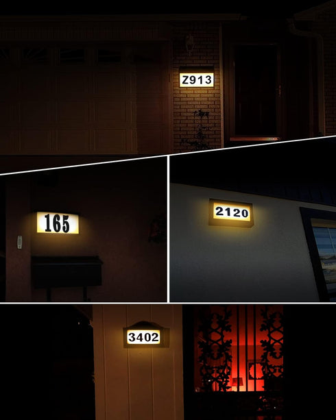 Keiurot House Number Light Bulb 194 193 Bulb Address Sign LED Replacement Address Light Bulb Kit, Address Bulb Landscape Cabinet Lighting Warm Whi...