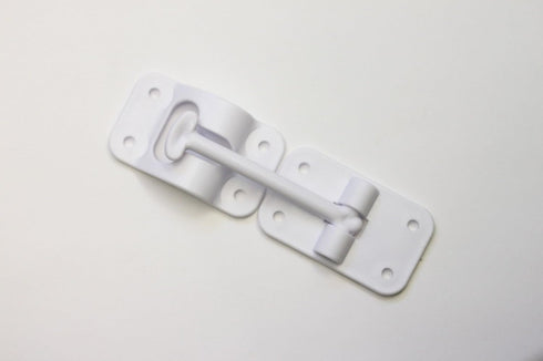 2 Pack: RV T-Style Door Holder Catch 3-1/2" for Latch Holder Camper Trailer Cargo Hatch White...