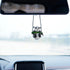 Cute Swinging Panda Car Mirror Hanging Accessories Fun Interior Rearview Mirrors Car Decorations (Panda)...