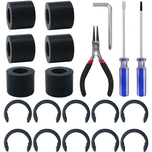 Rubber Roller Replacement, Retaining Rings for Cricut Repair Accessories, Complete Repair Kits with All Tools Compatible with Cricut Maker/Maker 3...