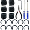 Rubber Roller Replacement, Retaining Rings for Cricut Repair Accessories, Complete Repair Kits with All Tools Compatible with Cricut Maker/Maker 3...