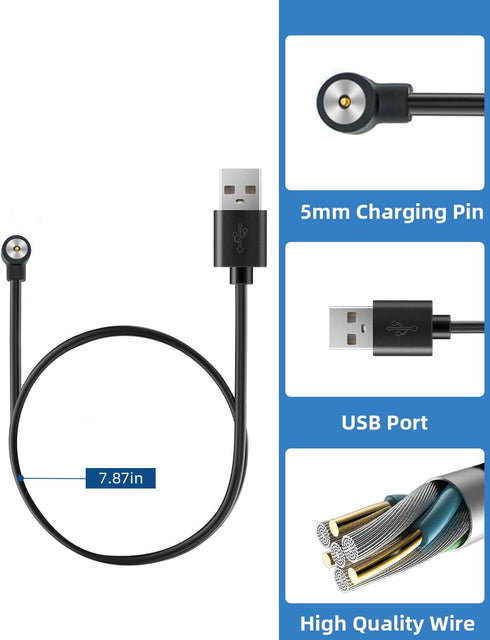 Smart Ring Charger Cable, Smart Hand Fitness Ring Watch Charger (1P)......