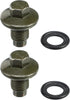 X AUTOHAUX 2 Set M14x1.5 Car Engine Oil Drain Plug with Washer 1013938 for Ford Focus 2004-2012 Steel Deep Green...