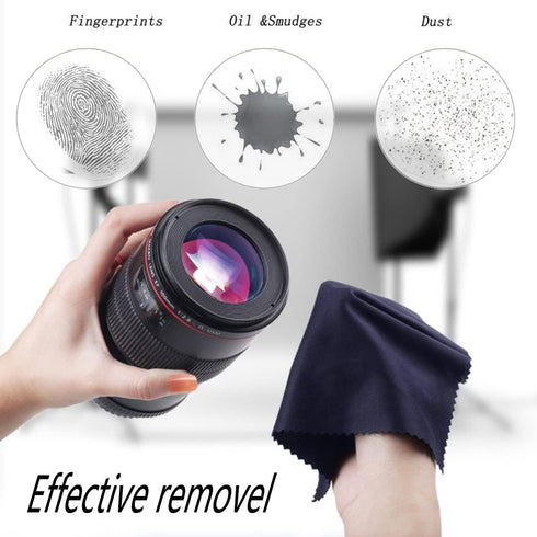 Extra Large Microfiber Cleaning Cloths(12"x 12") for Glasses or Eyeglass, Phone,Computer Screen,Camera Lens,Eye Glasses Lens Cleaner,Eyeglass Clea...