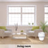 Small Trash Bag, 1.2 Gallon Trash Bags With Drawstring Trash can Liners for Bedroom Home Kitchen 75 Counts, Black...
