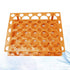 ULTECHNOVO Cleaning Supplies 15ml/50ml Tube Racks Detachable Tube Holder Scientific Experiment Accessory for Laboratory Holds 50, (Orange) Clear T...