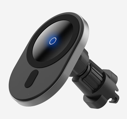 Aporia - Compatible for MagSafe Car Charger Apple iPhone +12 Mini Pro Max Plus | Phone Mount Charger for Magnetic Wireless Fast Qi Charging (Black...