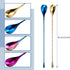 4 Pieces Cocktail Spoon Bar Stirring Spoon Long Handle Stainless Steel Spiral Pattern Cocktail Mixing Shaker Spoon, 12 Inch, 4 Colors (Multicolor,...