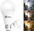 Noger 3-Way Led Light Bulbs A21 ?4 Pack?, 50 100 150W Equivalent, 5000K Daylight, 3 Way E26 Light Bulbs for Reading, 500-1600-2200LM...