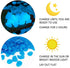 100 Pcs Glow in The Dark Garden Pebbles for Walkways and Decor in Blue...