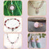 GEM-Inside Natural 18mm Pink Rose Quartz Gemstone Loose Beads Handmade Beads for Jewelry Making Jewelry Beading Supplies for Women...