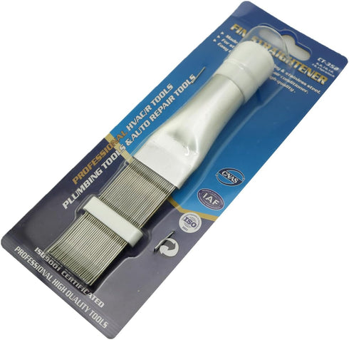 Stainless Steel Air Conditioner Fin Comb 5.51x0.98 inch Condenser Radiator Cleaning Brush Suitable for Air Conditioner Units Refrigerators Coil an...