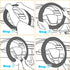 Cute Devil Car Steering Wheel Cover Non-Slip Plush Steering Wheel Covers Protector for Women Girls, Car Interior Accessories, Universal Fit 15 Inc...