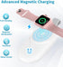 Apple Watch Charger Portable Magnetic Fast Charging, USB Wireless Charger Travel Cordless Charger with Light Weight Quick Charge Compatible with A...
