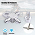 Stainless Steel AN3-3AN Male Brake Hose End Tee Block with screw 1/4-20 unf Titanium Color...