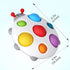 Silicone Flipping Busy Board Toy, Sensory Fidget Gifts for 1-2 Year Old Boy Girl, Early Educational Toddler Baby Toy Travel Toys 12-18 Months - La...