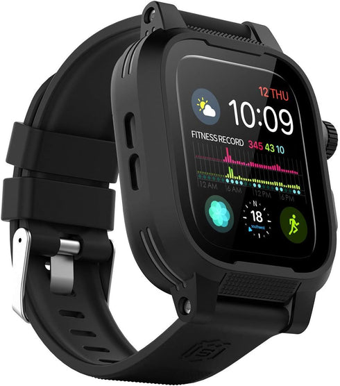 ShellBox Case Waterproof Apple Watch Case Series 6 / Series 5/4/SE 40mm, IP68 Certified Shockproof Impact Resistant Apple iWatch Full Body Protect...