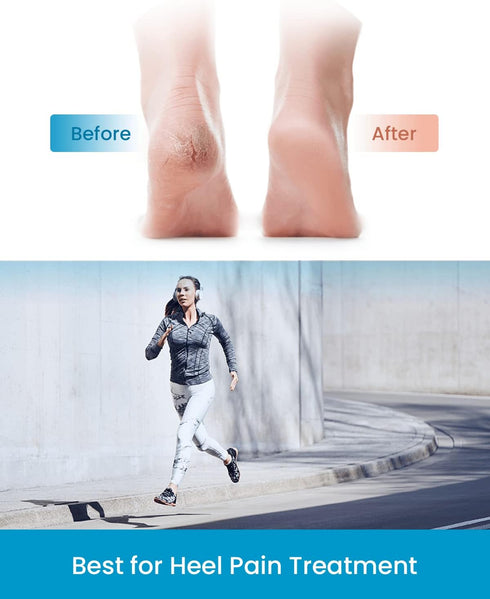 Heel Cups for Heel Pain, Sumiwish 6 PCS Thick Heel Support for Plantar Fasciitis, Silicone Heel Protector Pads, Heel Cushion for Bone Spur and Hee...