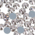 Dowarm Crystal Clear Hotfix Crystals, Hot Fix Rhinestones for Crafts Clothing, Flatback Glass Gems for Dance Costumes, SS34 144 Pieces, White...