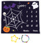 Halloween Theme Baby Monthly Milestone Blanket, 48x40in Soft Flannel, Ghost and Pumpkin Skull Background, Newborn Mom Gifts, Baby Shower Age Growt...