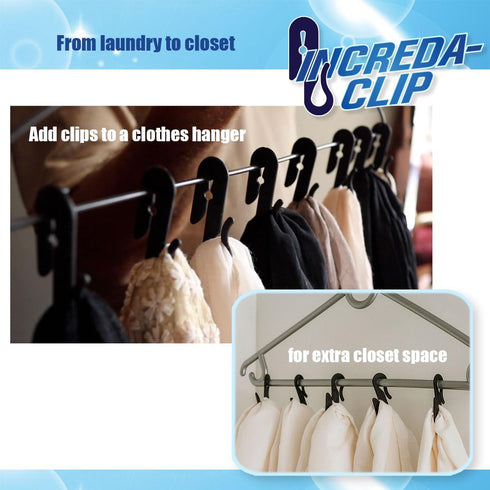 Increda-Clip Plastic Clothes Pins: Weather-Resistant, Heavy Duty Clothespins - Laundry Clips also great for Gardening Plant Support, Bulk 60-Pack ...