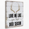 Love Me Like You Love Deer Season Canvas Wall Art Prints,Gift for Couples Paintings Prints,11x14 inches Artwork For Wedding Anniversary Themed Dec...