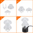 FITNATE Mist Maker, 12 LED Mister Fogger Water Fountain Pond Fog Machine Atomizer Air Humidifier, ultrasonic Mist fogger with Splash Guard, Perfec...