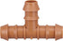 Drip Irrigation Fittings Kit for 1/2 inch Tube (0.600”ID), 24 Pieces Drip Irrigation Parts Set - 6 Tees, 6 Couplings, 6 Elbows, 6 End Caps, Drip L...
