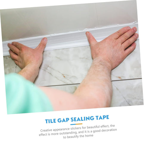 1 Roll Water Strip Bathroom Toilet Crevice Sticker Sink Seam Corner Strips Bathroom Sealant Tape Transparent Caulk Seal Tape Sticker Decor Basin C...