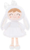 Gloveleya Baby Girl Gift Plush Bunny Dolls First Baby Doll Toddlers Rabbit Toy Bunny Gifts for Girl White 12 Inches...
