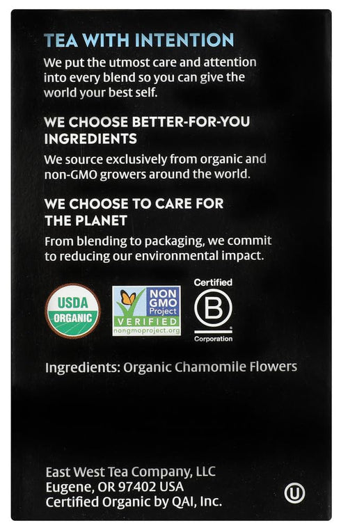 Choice Organic Teas Herbal Tea, 3 Boxes of 16 (48 Tea Bags), Chamomile, Caffeine Free...
