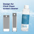 Click Clean Screen Cleaner Refill Kits - 4 oz Cleaner Refill and 1 Microfiber Cloth(7.8 x 7.8in), 1 Mini Refill Funnel + 1 Sprayer - Specially Des...