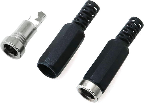 E-outstanding DC Socket 5PCS 5.5mm x 2.5mm Female DC Barrel Jack Solder Power Adapter for CCTV DVR Camera...