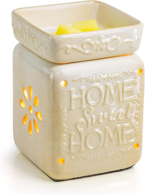 VP Home Wall Plug-in Wax Warmer for Scented Wax Ceramic Home Sweet Home Electric Home Fragrance Warmer for Essential Oils Candle Wax Melts and Tar...