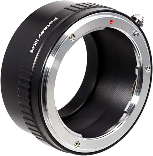 Fotasy Manual F Mount Lens to E-Mount Adapter, Nikkor F E Mount Adapter, Compatible with Sony a7 a7R a7s II III IV a9 a7c Alpha 1 a6600 a6500 a640...