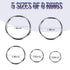 FANDAMEI Metal O Ring?50 Pcs Silver Multi Purpose Metal O Ring for Macrame, Camping, Dog Leashes, Hardware, Bags and More Craft Project - 16mm, 21...