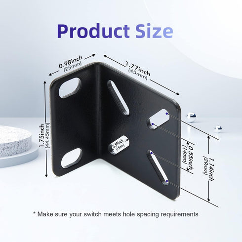Rack Mount Kit Universal 1U Rack Ears with Adjustable Holes Distance, Compatible for Most Cisco, NETGEAR,Dell, D-Link, Linksys, TRENDnet and Buffa...