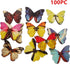 100PC DIY Wooden Buttons, a Variety of Animal Cartoon Characters, a Variety of Colors (can be Selected) (Color1)...