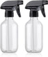 Plant Mister Water Spray Bottle for Plants 2 Pack - BPA Free - 10oz Plastic Refillable Containers Fine Mist Plant Spray Bottle with Adjustable Noz...