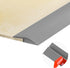 3.3Ft Carpet Floor Transition Strip, Self Adhesive Edging Trim, Floor Divider Strip, PVC Threshold Cover for Doorway with a Height Less Than 5 mm ...