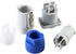 Powercon Connector Input and Output 2 Set, Suitable for Nac3fca Powercon Power Connector Plug, Powercon Female Jack Ac Connector to Male Powercon...