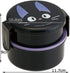 Skater Kiki's Delivery Service 2 Tier Round Bento Lunch Box with Folk (17oz) - Authentic Japanese Design - Microwave Safe - Black...