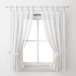 Lansian 20pcs Rustproof Drapery Matte Stainless Steel Metal Curtain Rings with Clips,Tension Curtain Hangers Clips, Decorative Curtain Rod Window,...